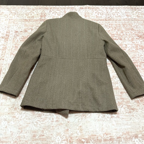 Woolen Herringbone Blazer Jacket - Picture 5 of 12